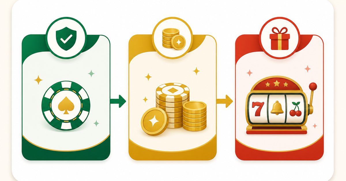 Perbandingan tiga kartu format odds dengan warna berbeda